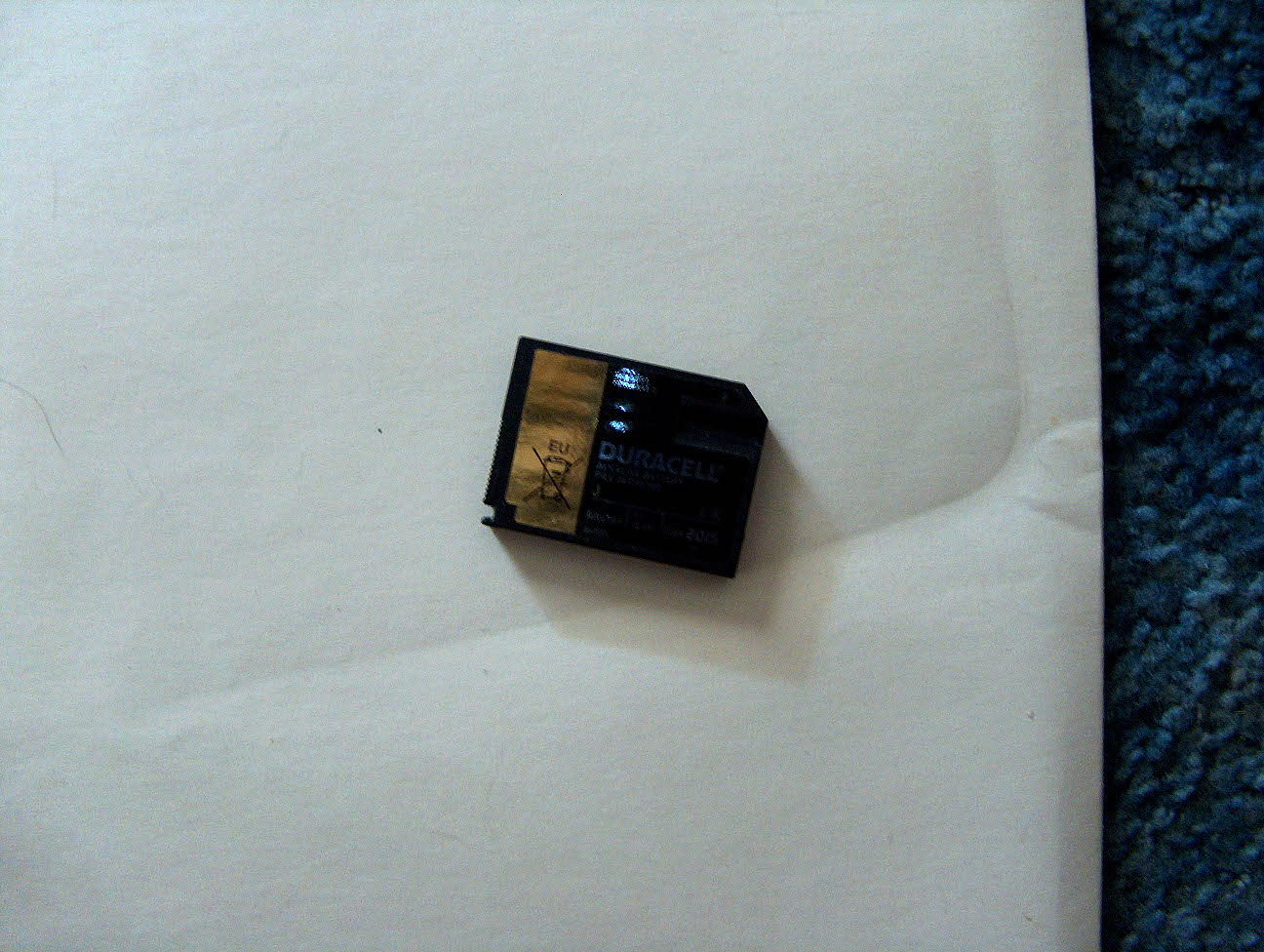 2 new unused Vintage J Batteries (1 Enercell, 1 Duracell) out of package photo