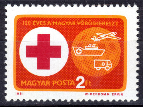 Hungría Sellos Cruz Roja