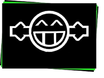 2 x JDM OEM Happy face loud f*ck you Aufkleber Sticker Shocker Tuning Decal wei 