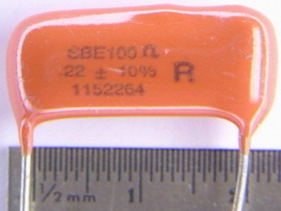 25 SBE/ CDE 228P22494H101 .22uF 100 Ohm Orange Drop R-C Network Arc Suppressors 