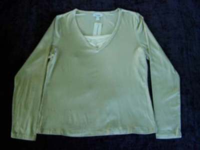 NWT Womens/Juniors Charter Club L/S Tee Sz L