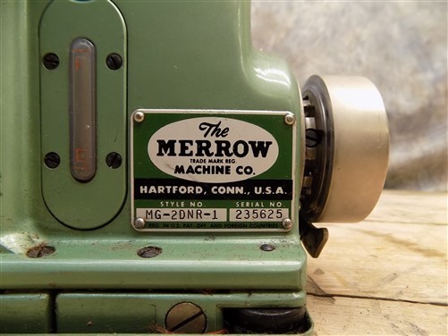 Merrow Machine Style MG-2DNR-1 Industrial Purl Edge Sewing Machine Vintage a