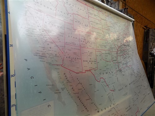 Nystrom United States Alaska Landform Sculptural Harrison Classroom Map SR1-1