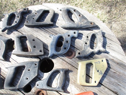 16 Plastic Hand Saw Handles One Man Cross Cut Disston Keen Kutter Set Vintage a
