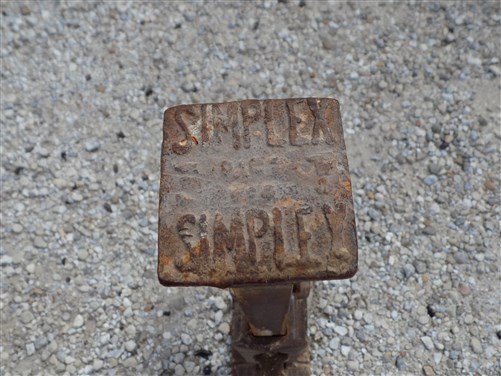 Simplex Ratchet Jack 101 Templeton Kenly Railroad Locomotive Equipment Vintage f