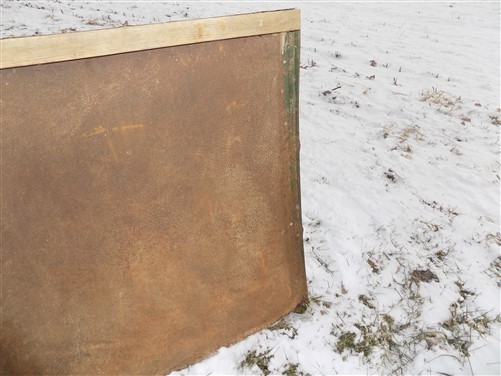 60 x 36 Elwin Johnson Egg Factory Purina Chows Vintage Metal Advertising Sign