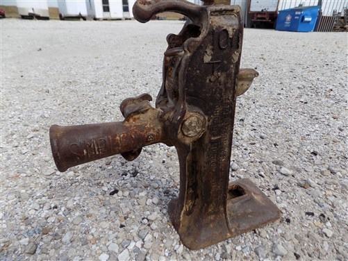 Simplex Ratchet Jack 101 Templeton Kenly Railroad Locomotive Equipment Vintage f
