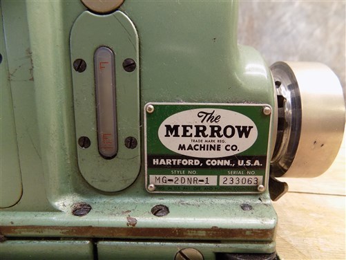 Merrow Machine Style MG-2DNR-1 Industrial Purl Edge Sewing Machine Vintage b