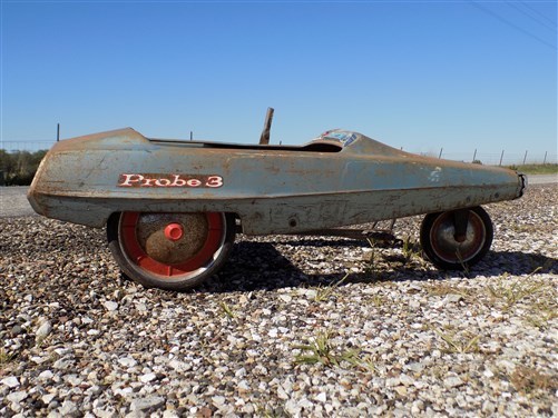 AMF Probe 3 Pedal Car Retro Auto Childs Metal Pedal Car Ride On Toy Vintage