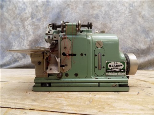 Merrow Machine Style MG-2DNR-1 Industrial Purl Edge Sewing Machine Vintage a