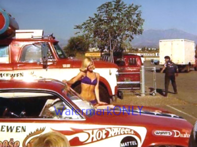 Tom ''Mongoose'' McEwen Hot Wheels '70 Duster NITRO Funny Car & Hot BABE PHOTO! #5