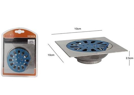 Piletta Per Doccia A Pavimento 10x10cm Bagno Idraulica dfh