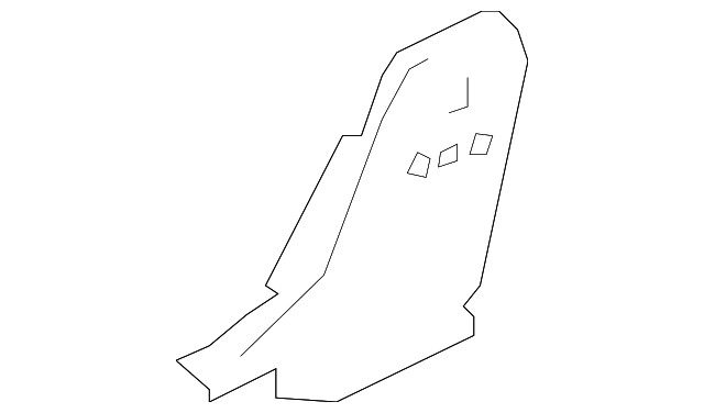 2013-2019 Ford Lincoln Pivot Cover - Left Rear Seat Outer