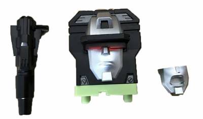 Free ship 2 USA Toy World G1 Green Devastator Constructor Head upgrade kit 