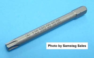 Mercedes Benz 126 589 00 10 00 T30 Torx Bit, 1/4'' Hex Drive