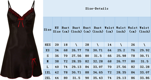 Damen Satin Nachthemd Negligee Dessous Sexy Lingerie Nachtwäsche Trägerkleid DE