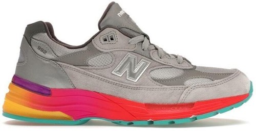 New Balance 992 Made in USA Grey Red Blue M992AG Authentic Men