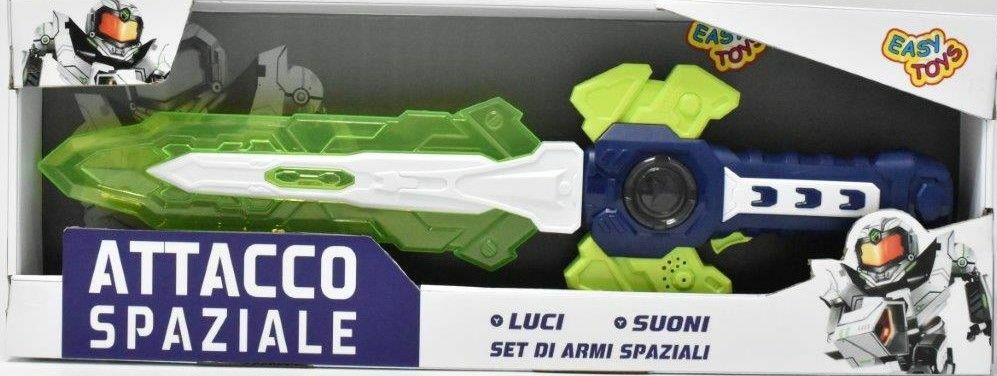 Attacco Spaziale Spada Con Luci E Suoni Gioco Giocattolo Bambini sar