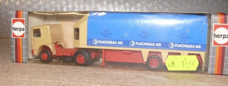 W32 Herpa 818222 Man Glastransport Flachgas Ag