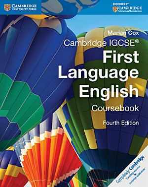 Cambridge IGCSE  First Language English - Paperback, by Cox Marian - Good