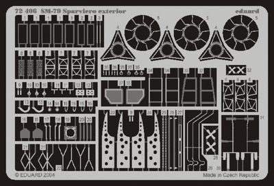 Eduard Big Ed 1:72 SM 79 SPARVIERO Color PE Detail Set For ITALERI BIG7207