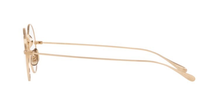 Pre-owned Oliver Peoples 0ov7972t Mcclory Bg Brushed Gold Round Unisex Eyeglasses In Clear