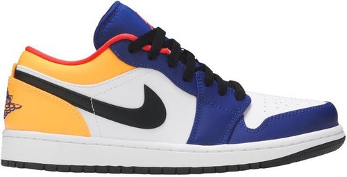 Nike AIR JORDAN 1 LOW RARE Sail Deep Royal Blue Size 11  display picture 2