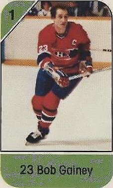 1982-83 Post Cereal - Bob Gainey #23