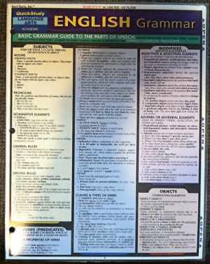 Quick Study Laminated Study Guides, - Pamphlet, by Bar Charts - Very Good