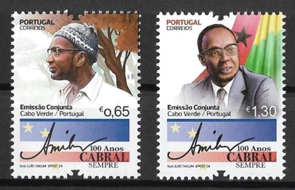 Portugal (2024) Postfrisch/100. Geburtstag Von AmÃ­Lcar Cabral