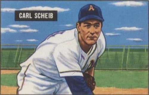 1986 C.C.C. 1951 Bowman Reprints - Carl Scheib #83