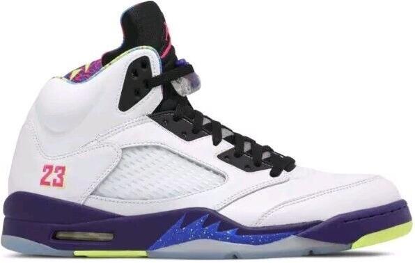 Nike Air Jordan 5 Retro Alternate Bel-Air DB3024-100 Sz 6.5Y White 2020 EUC Nike Air Jordan 5 Retro Alternate Bel-Air DB3024-100 Sz 6.5Y  main image 3