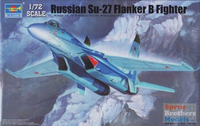 TRP01660 1:72 Trumpeter Russian Su-27 Flanker B Fighter