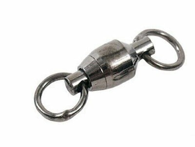 Spro Ball Bearing Swivel with 2 Welded Ring-Pack of 3 (NS Black, Size 1)