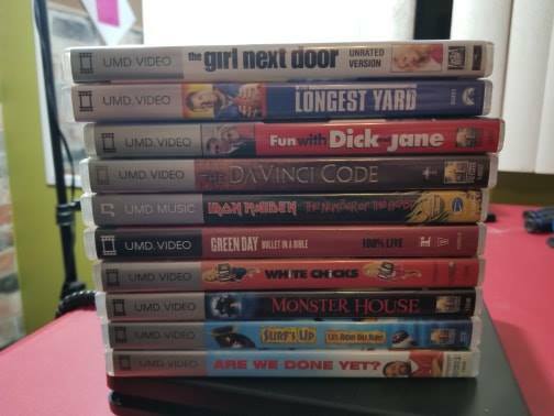 PSP - UMD MOVIE  LOT - ALL TESTED and WORKING