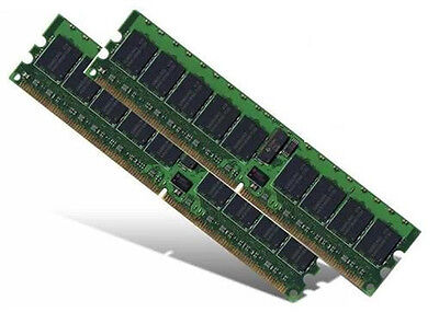 2x 2GB 4GB RAM Server Fujitsu-Siemens S26361-F2762-E526