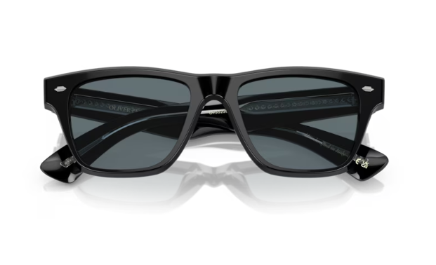 Pre-owned Oliver Peoples 0ov5522su Oliver Sixties Sun 14923r Black/blue Men's Sunglasses In Blue Polar