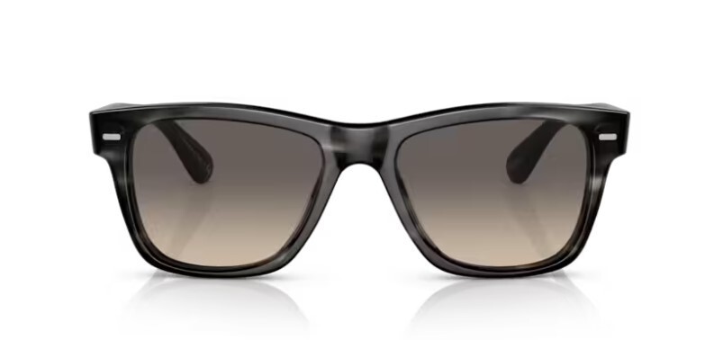 Pre-owned Oliver Peoples 0ov5393su 166132 Charcoal Tortoise/shale 54mm Men's Sunglasses In Shale Gradient