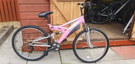 Ladies or teenagers full suspension bike