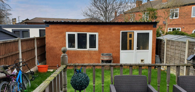 10ft x 20ft shed with upvc window and door in castleford