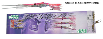 LENZA PICCOLA TRAINA 3 FLASH PRAWN CHAIN  AMO 6 FILO 0,40 ENCHANTER TAKE 5701116