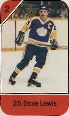 1982-83 Post Cereal - Dave Lewis #25