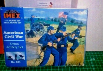 501 IMEX 1/72 SET ARTILLERIA DE LA UNION GUERRA CIVIL EEUU.