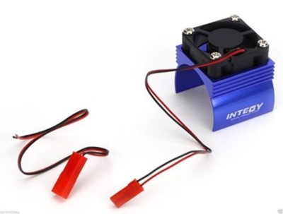 Integy Super Brushless Motor Heatsink+Cooling Fan 540 Size # C23140Blue