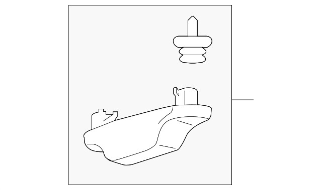 2015-2022 Ford Door Lock Striker Cover - Left