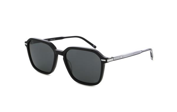 Lunettes de soleil pour hommes Davidoff DAPS105 01R plastique ovale noir