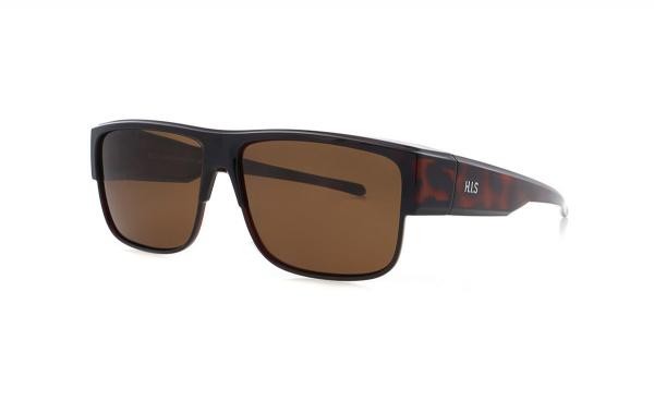 HIS POL HPS19101 2 lunettes de soleil pour hommes en plastique ovale Havane