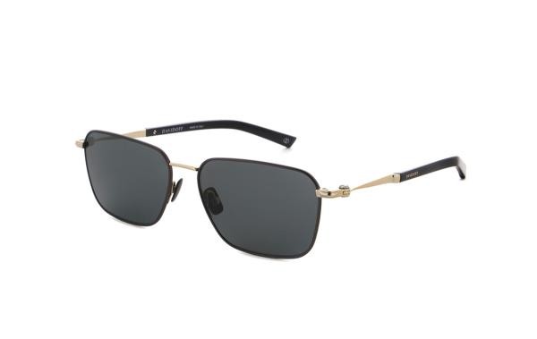 Davidoff DATS104 2 Men's Sunglasses Titanium Oval Black