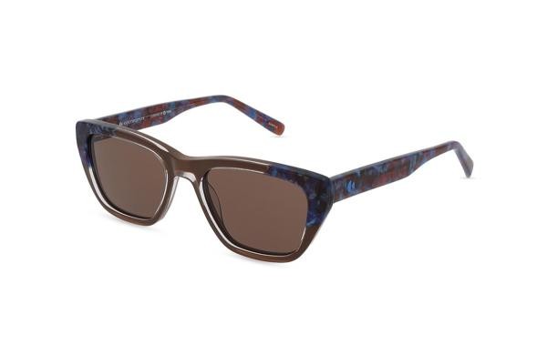 Kioto Nakamura KNSP104 4 Women's Sunglasses Plastic Cat Eye Brown