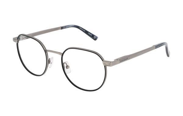 Lunettes pour hommes Davidoff DAT161 02 plastique rond argent